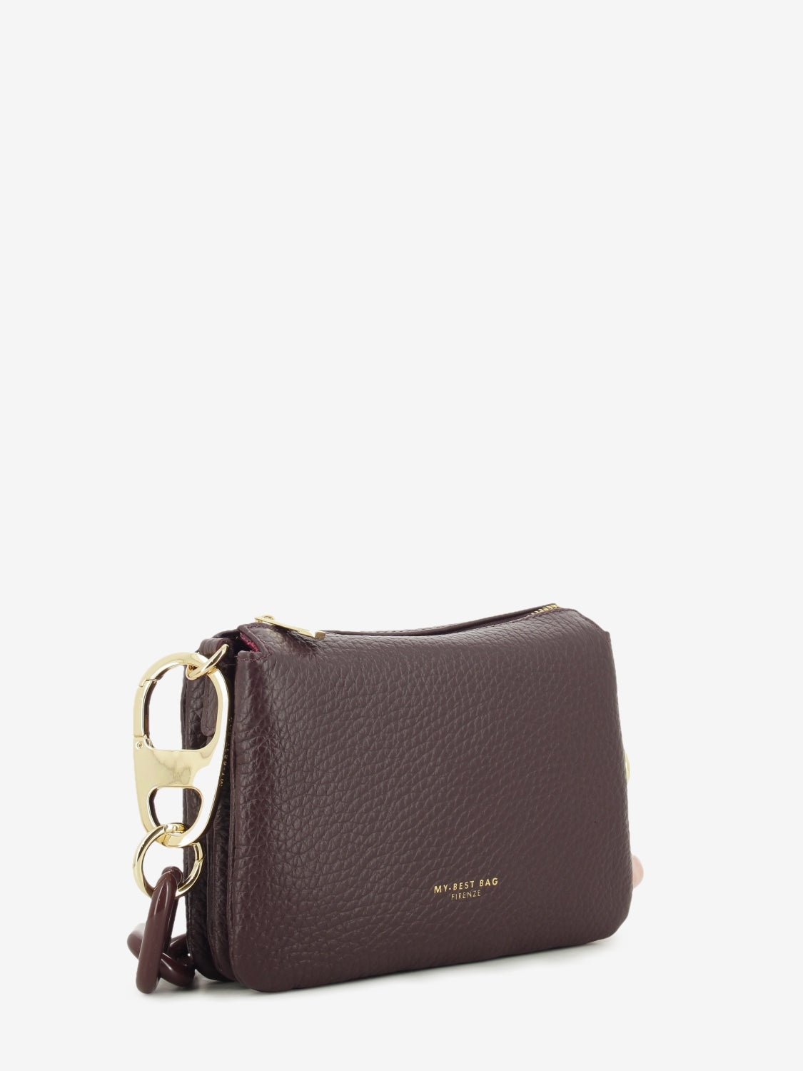 Borsa Reflex macro dollaro bordeaux