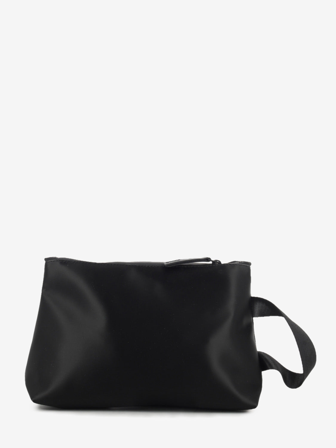 COSMETIC BAG ZIP W3 BLACK SATIN 16250_191