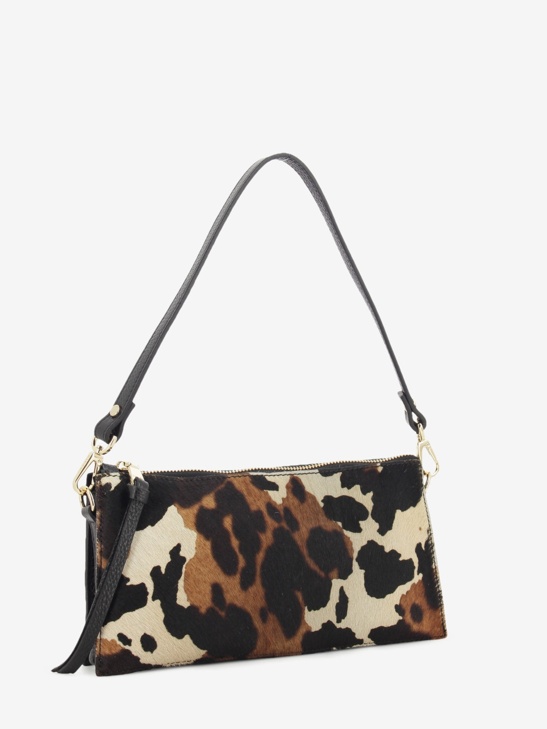 Borsa Patrizia nero / cavallino
