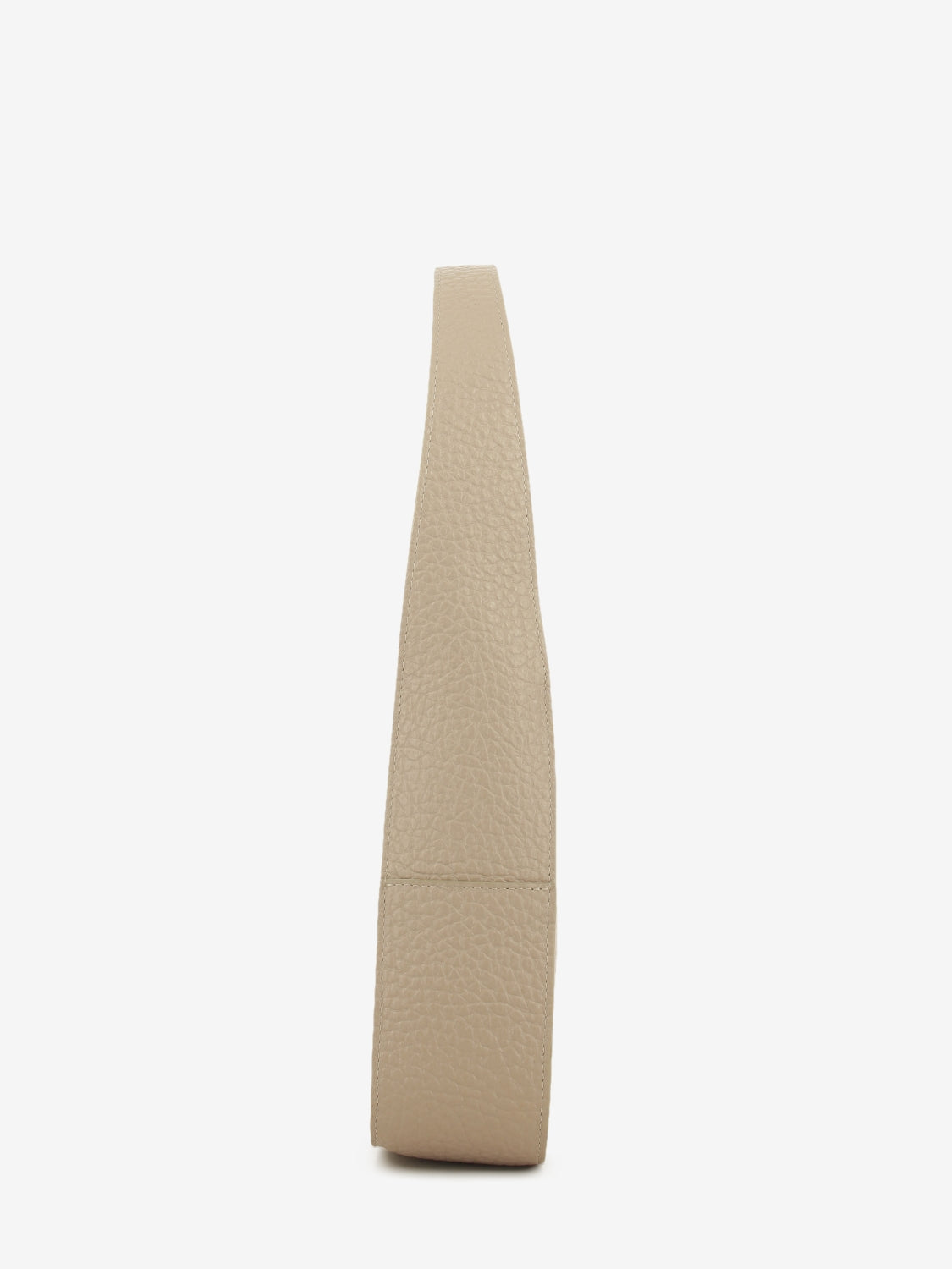 Borsa in pelle martellata beige