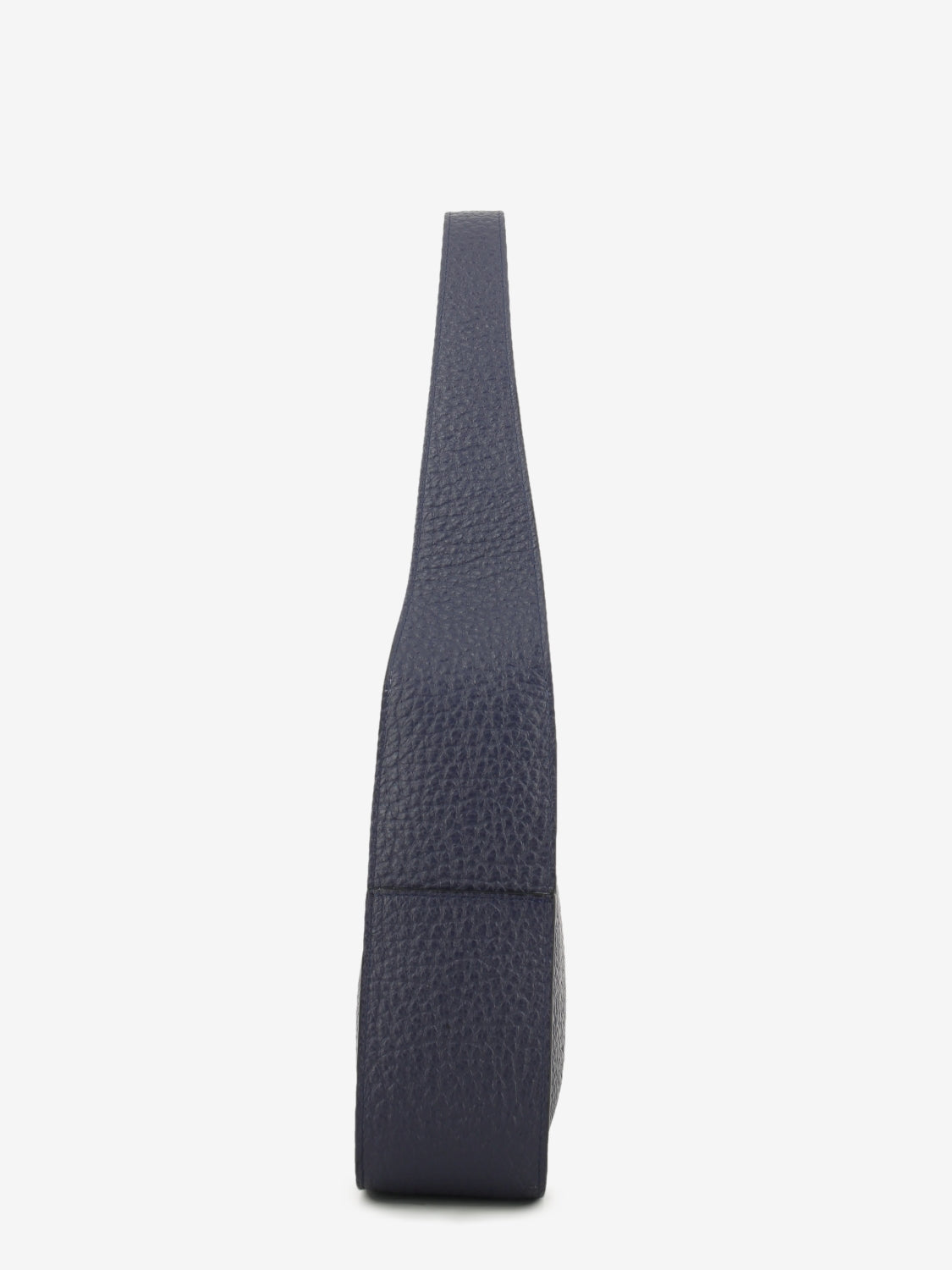Borsa in pelle martellata blu
