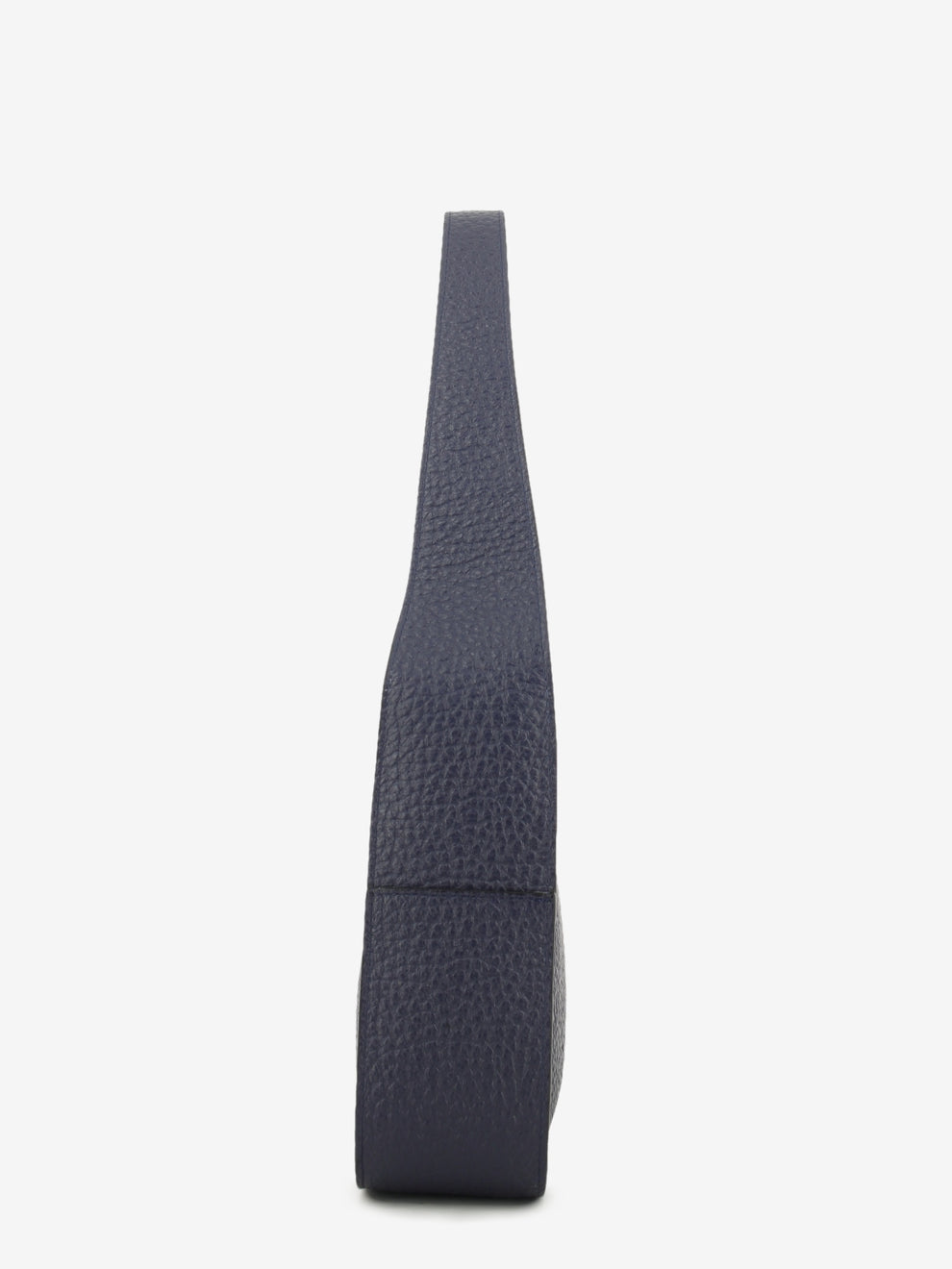 Borsa in pelle martellata blu