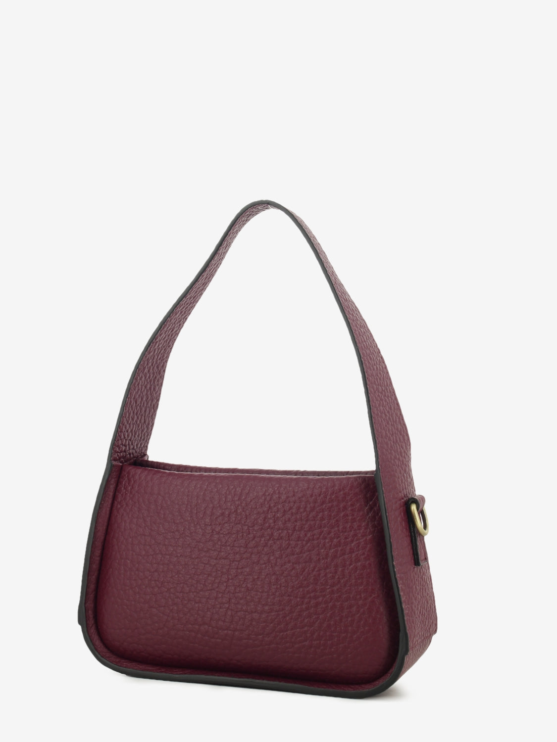 BURGUNDY LEATHER BAG 9099_66251