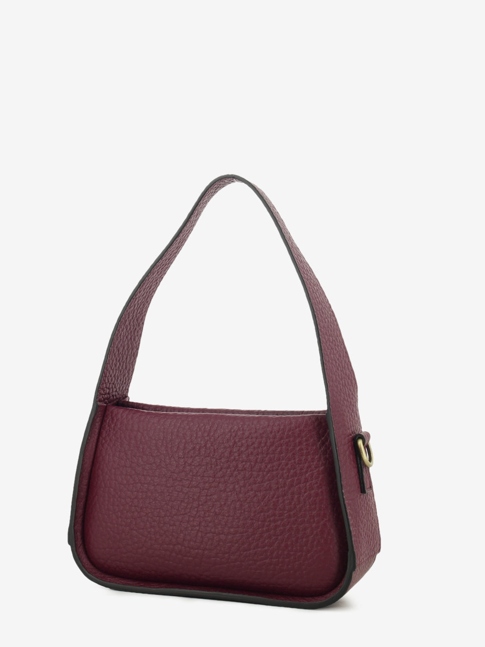 BURGUNDY LEATHER BAG 9099_66251
