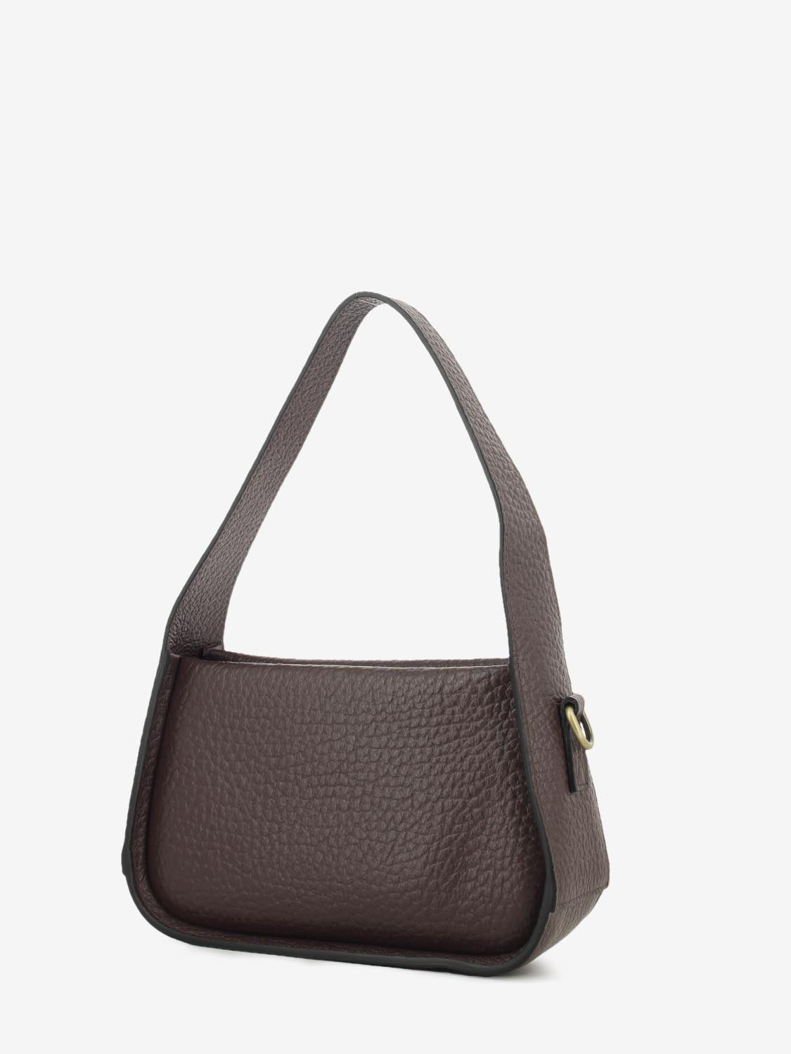 Borsa in pelle maxi grana moro
