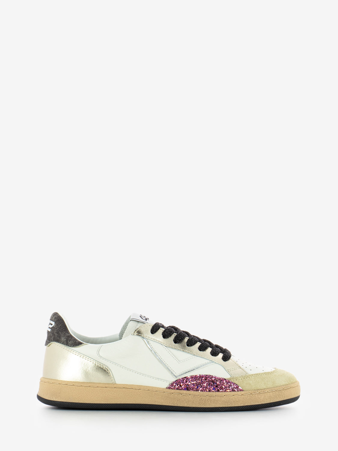 WHITE/GOLD SNEAKER PLAYNEW-D225