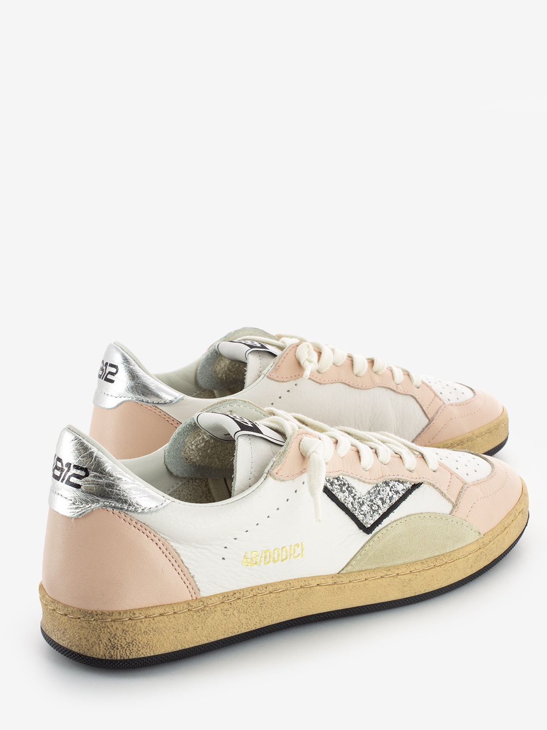 Play New D150 Pink / White Sneaker