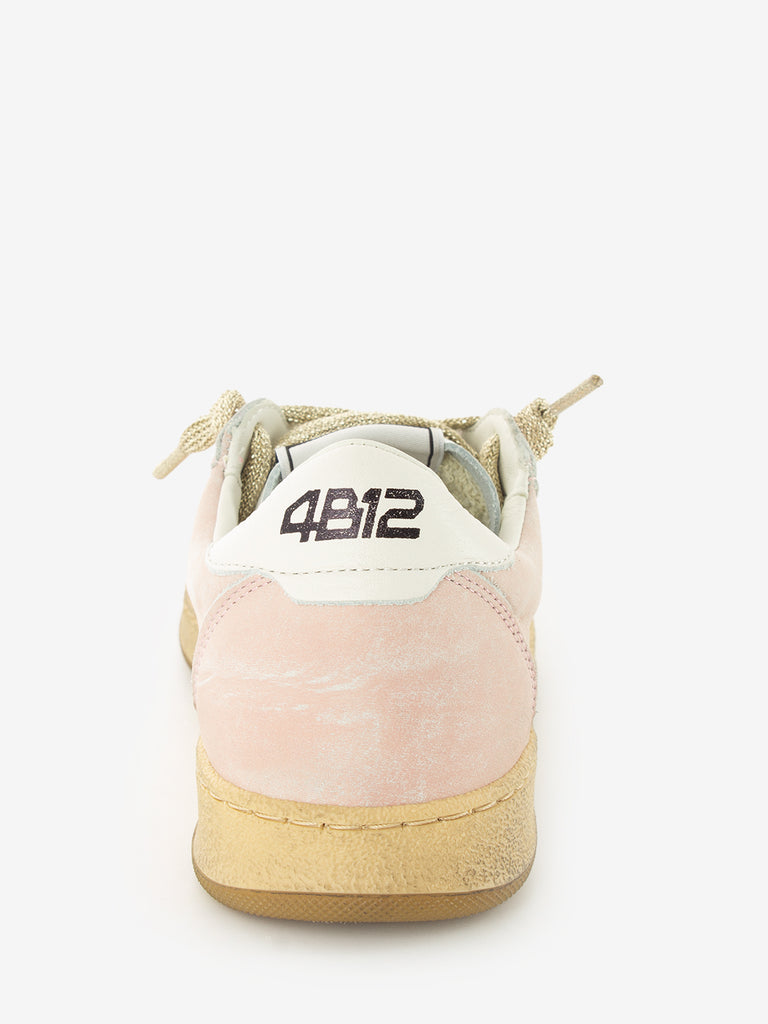 4B12 - Sneaker  Play New D155 Rosa / Bianco