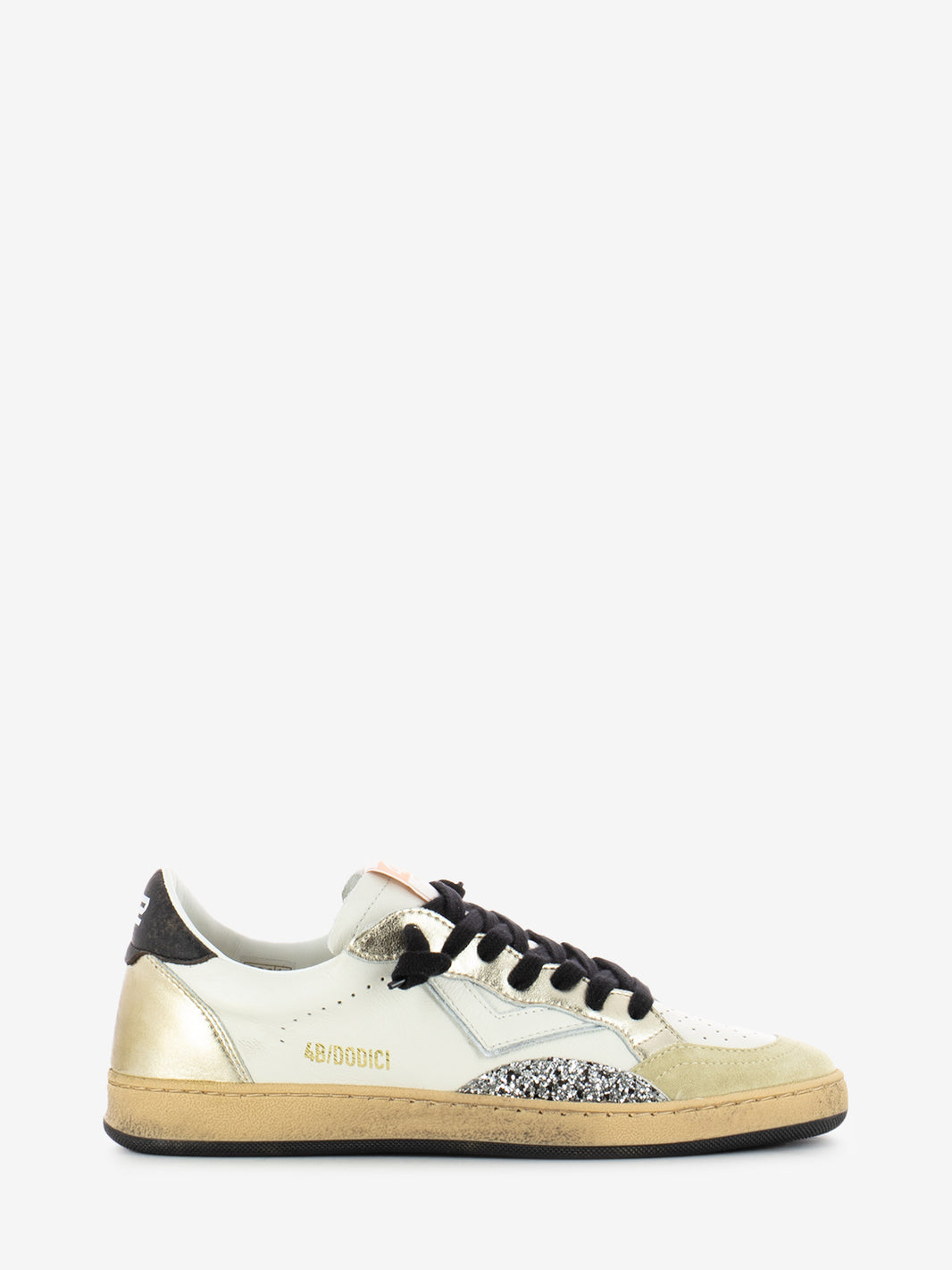 Play New D161 white / gold / black sneaker