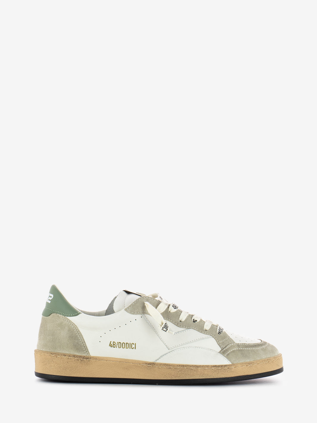 Play New white / green sneaker
