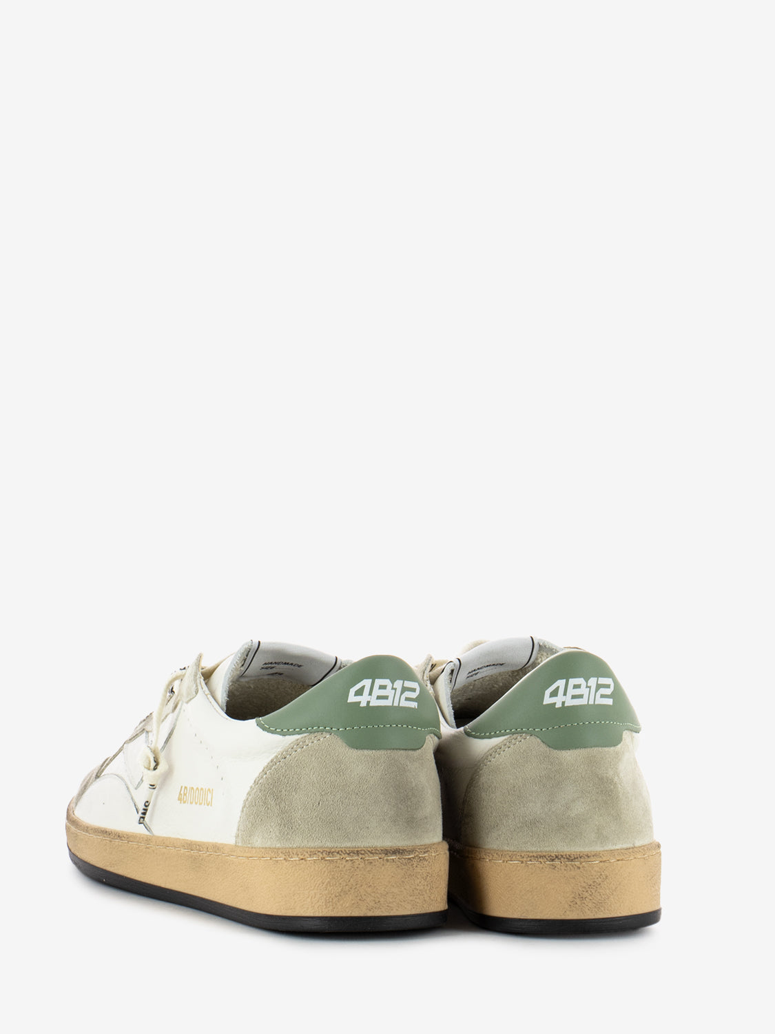 Play New white / green sneaker