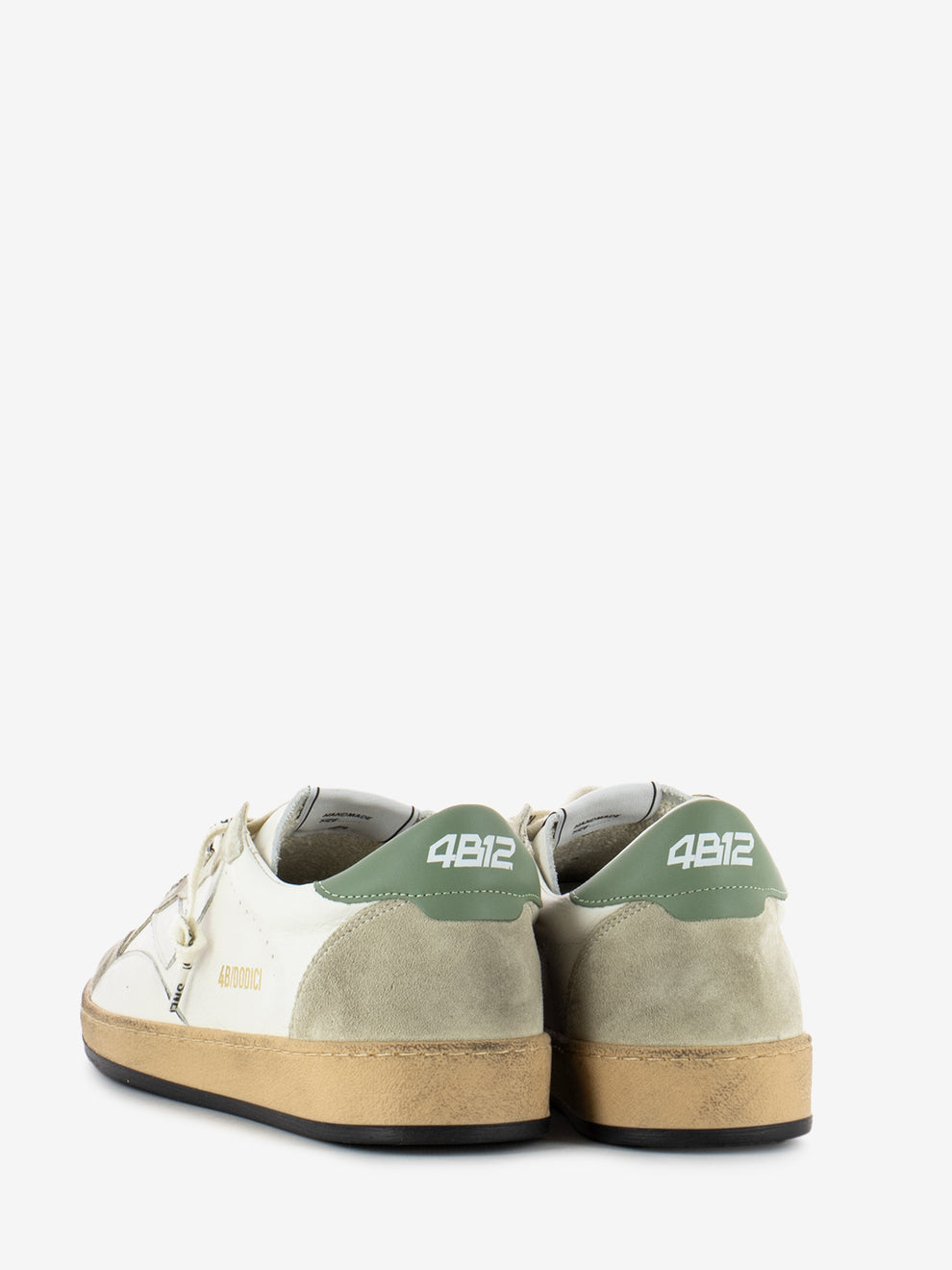 Play New white / green sneaker