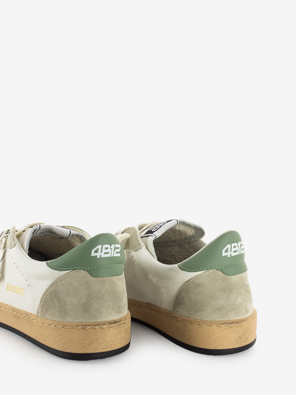 Play New white / green sneaker