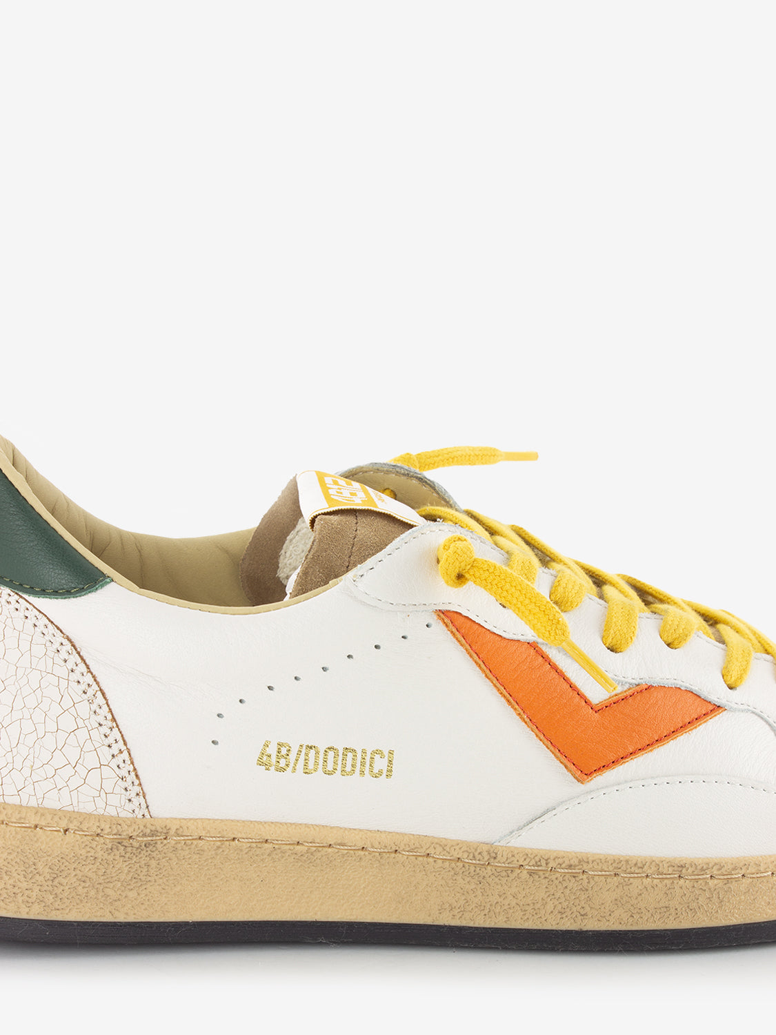Sneaker Play New U57 Bianco / Arancio / Giallo