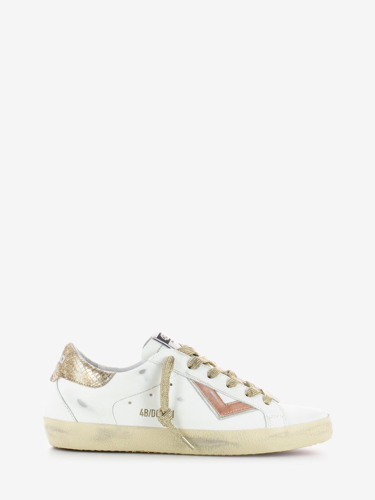 4B12 - Sneaker Suprime bianco / bronzo