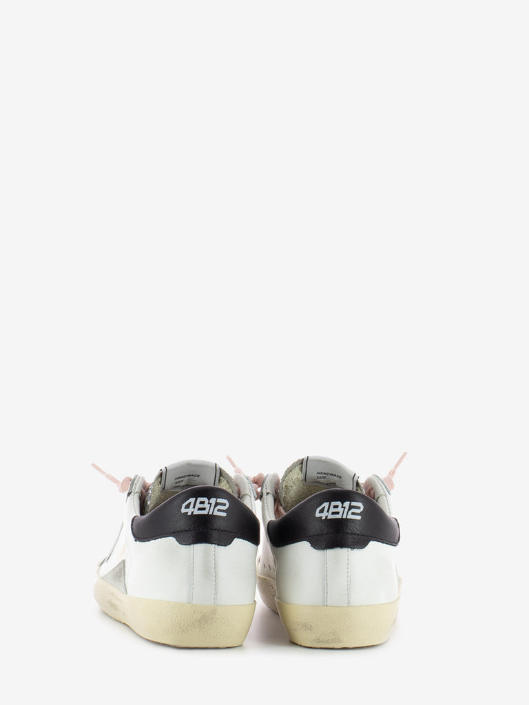 4B12 - Sneaker Suprime DB228 Bianco / Glitter