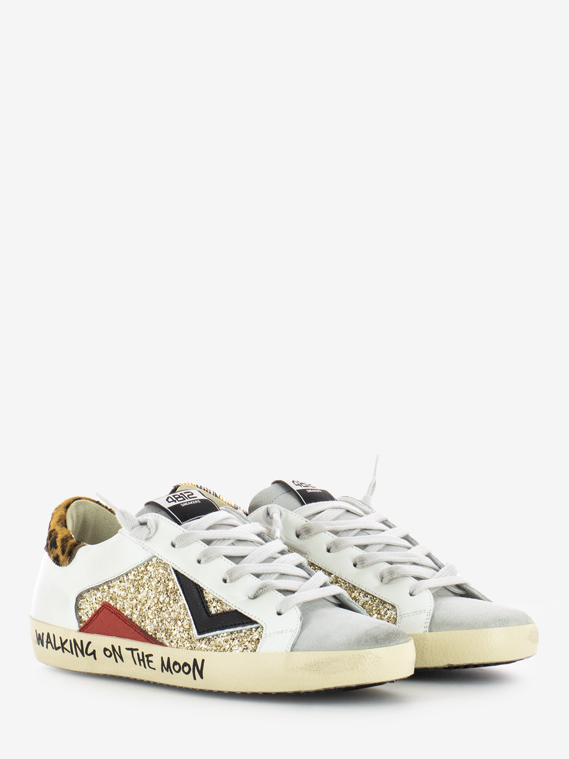 Leopard / Glitter Suprime Sneaker