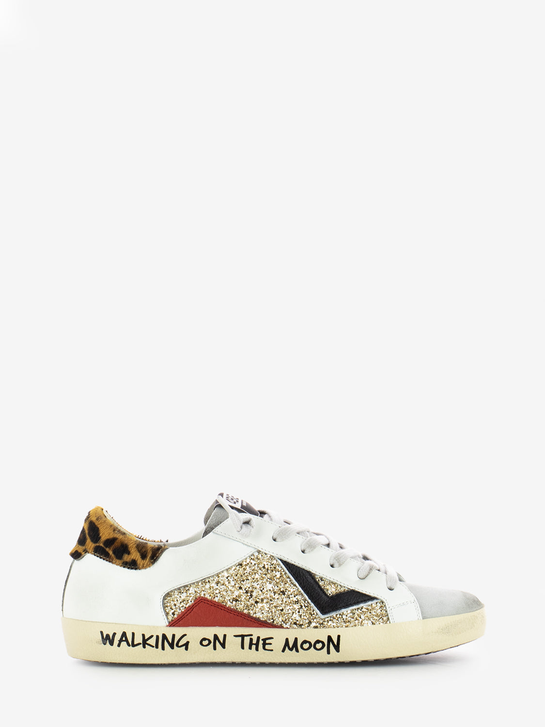 Leopard / Glitter Suprime Sneaker