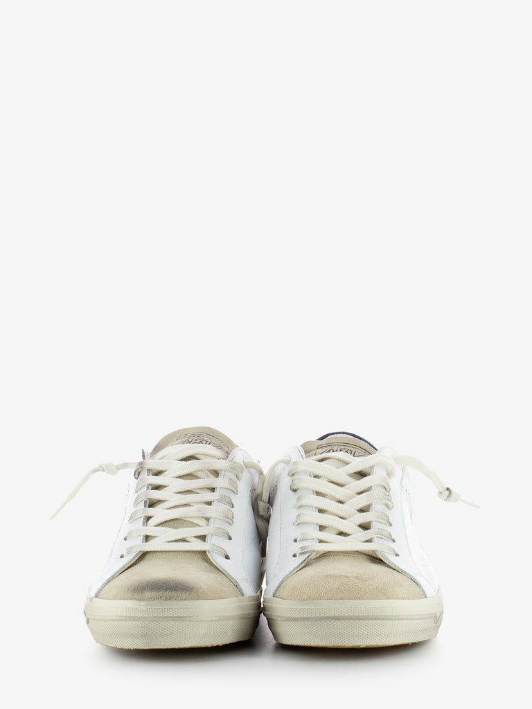 4B12 - Sneakers EVO bianco / beige / bluette