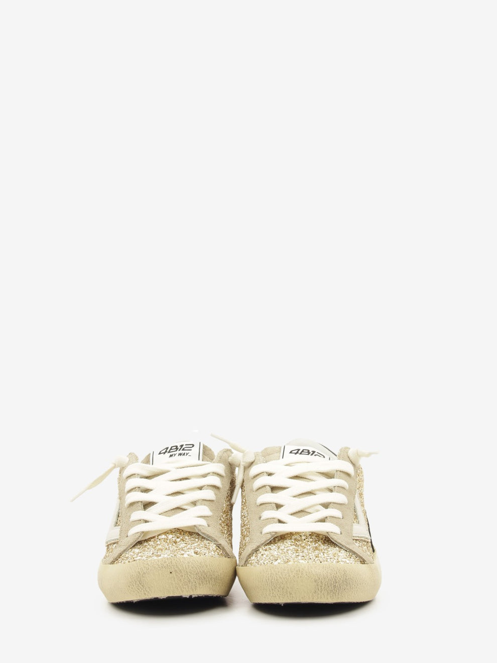 Sneakers glitter Suprime platino
