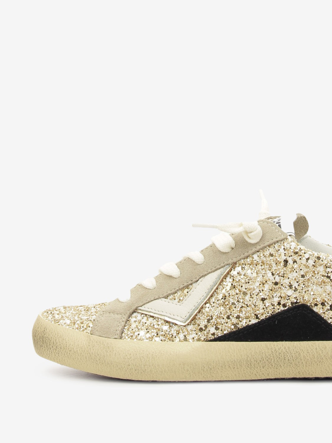 Sneakers glitter Suprime platino
