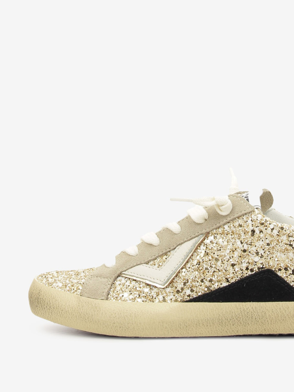 Sneakers glitter Suprime platino