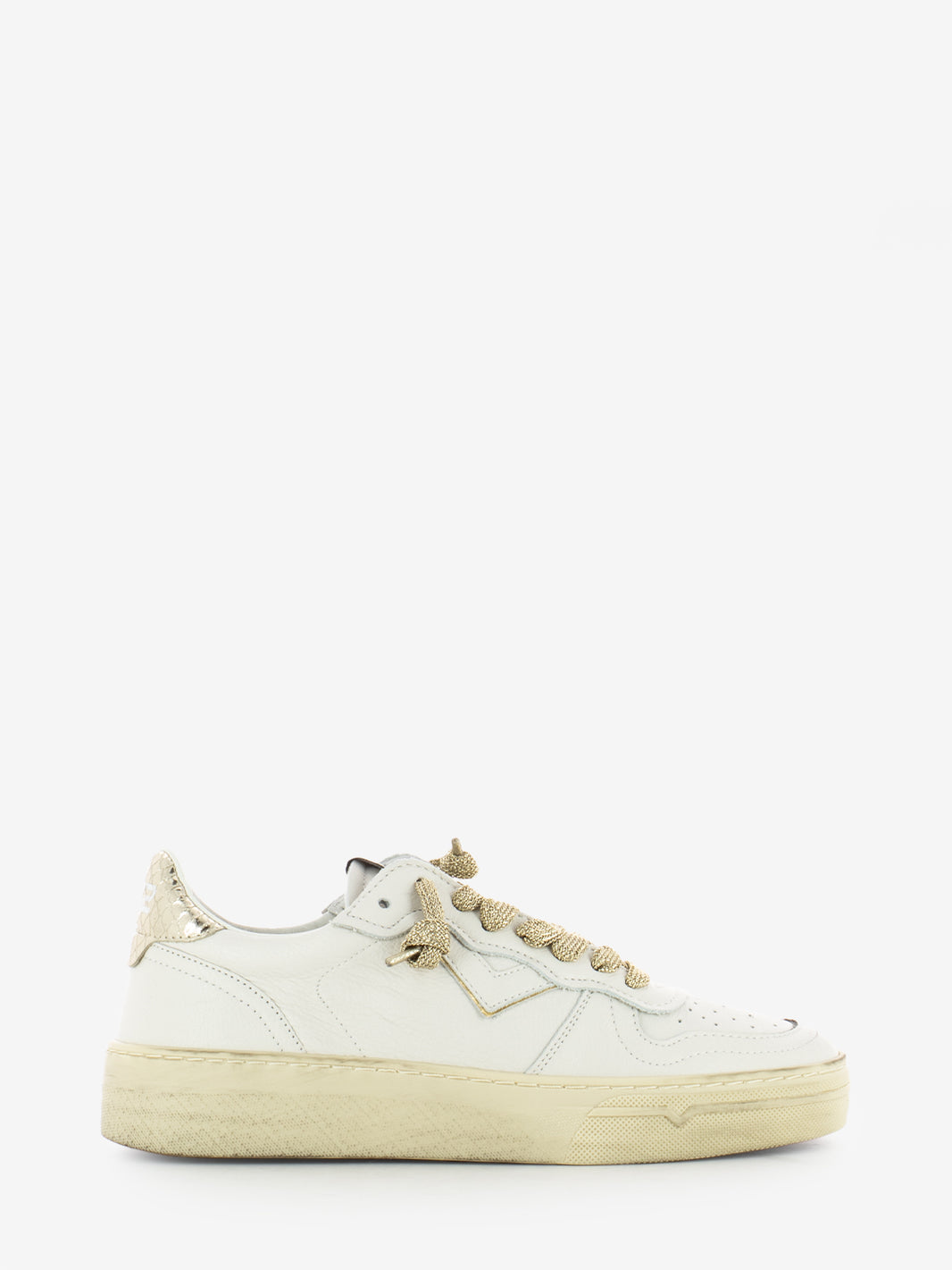 Hyper White/Gold Sneakers
