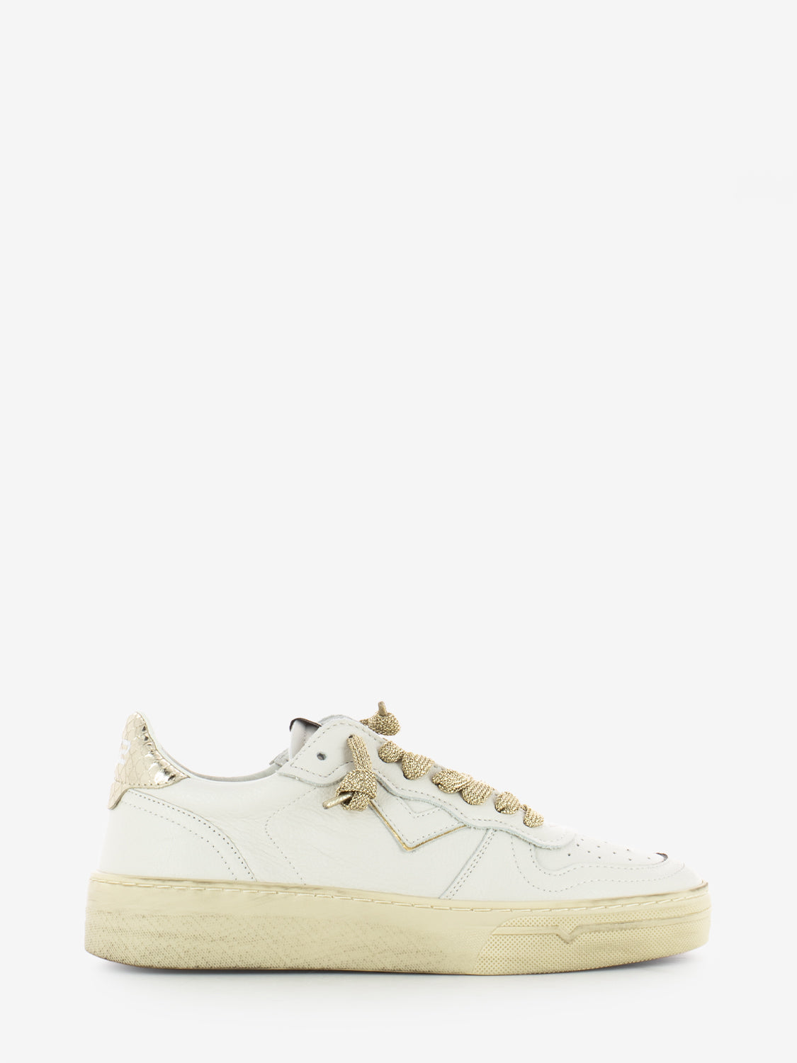 Hyper White/Gold Sneakers