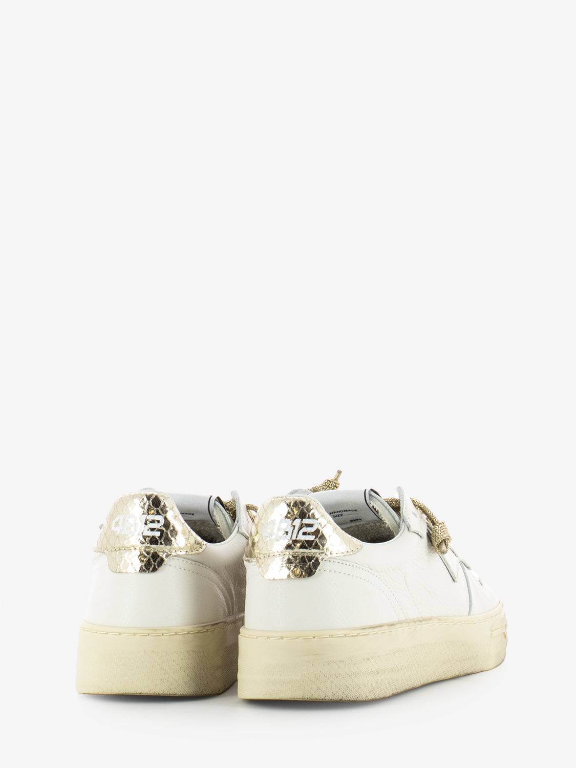Hyper White/Gold Sneakers