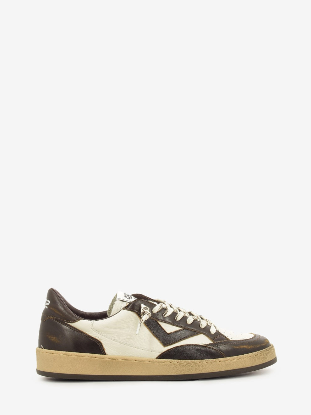 Sneakers in pelle PlayNew coffee / white