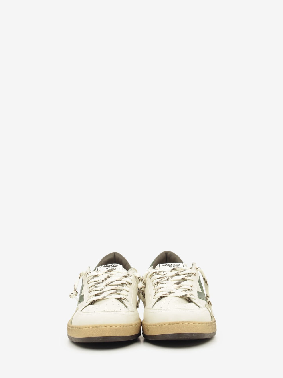 Sneakers in pelle PlayNew white / bush