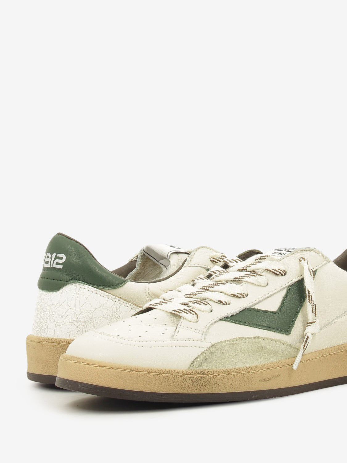 Sneakers in pelle PlayNew white / bush