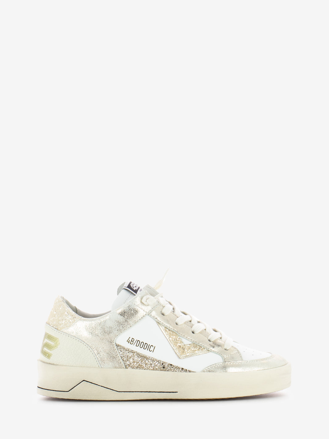 White / platinum Kyle sneakers
