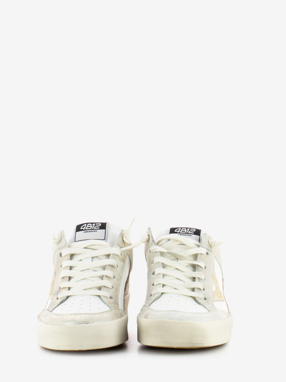 White / platinum Kyle sneakers
