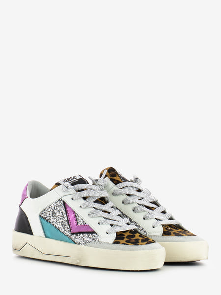 Sneakers Kyle-D885 leopardate