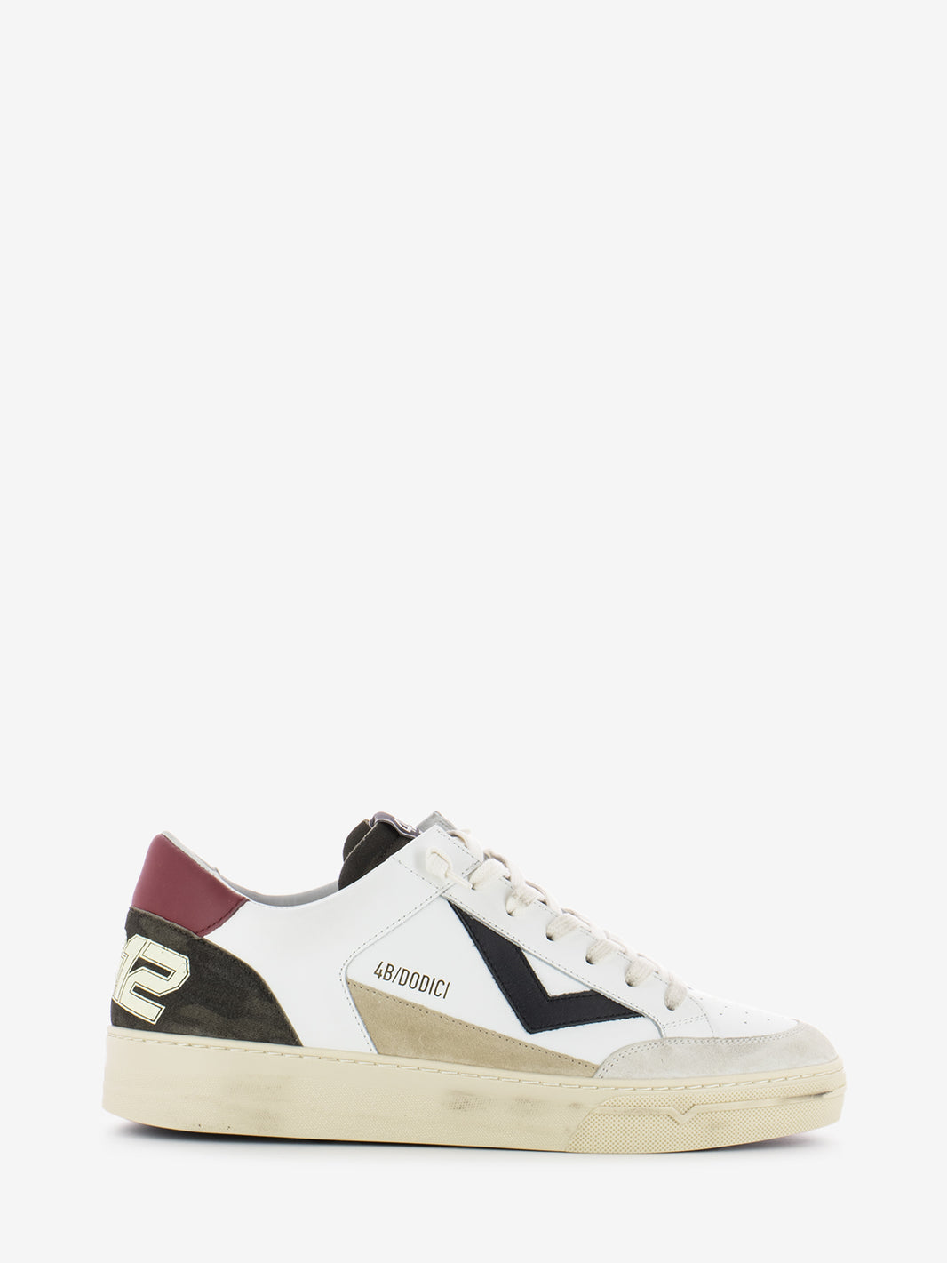 Kyle U751 white / red / camouflage sneakers