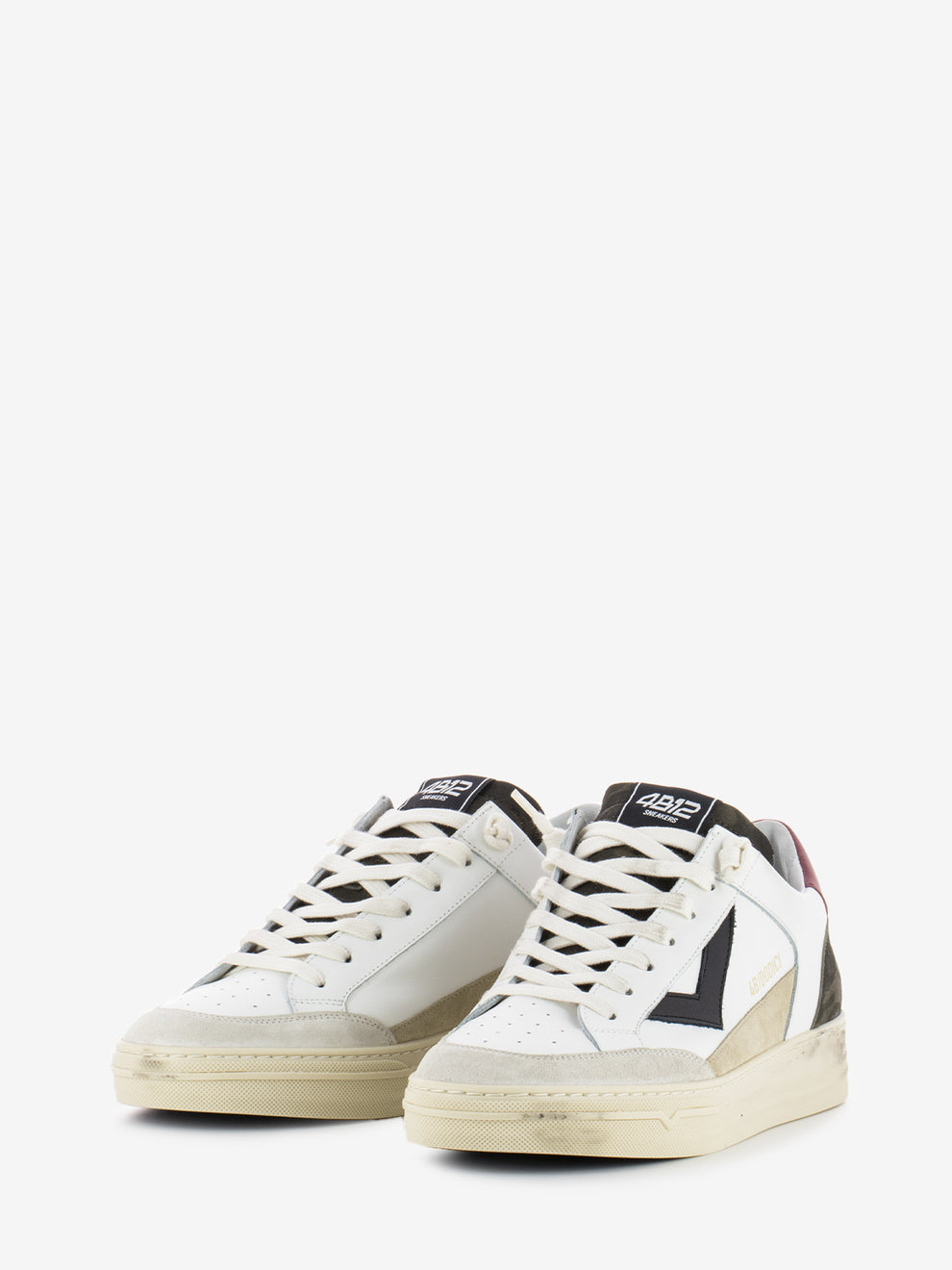Kyle U751 white / red / camouflage sneakers