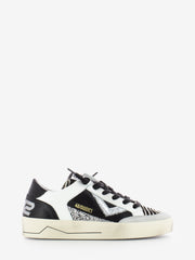 4B12 - Sneakers Kyle zebra / nero