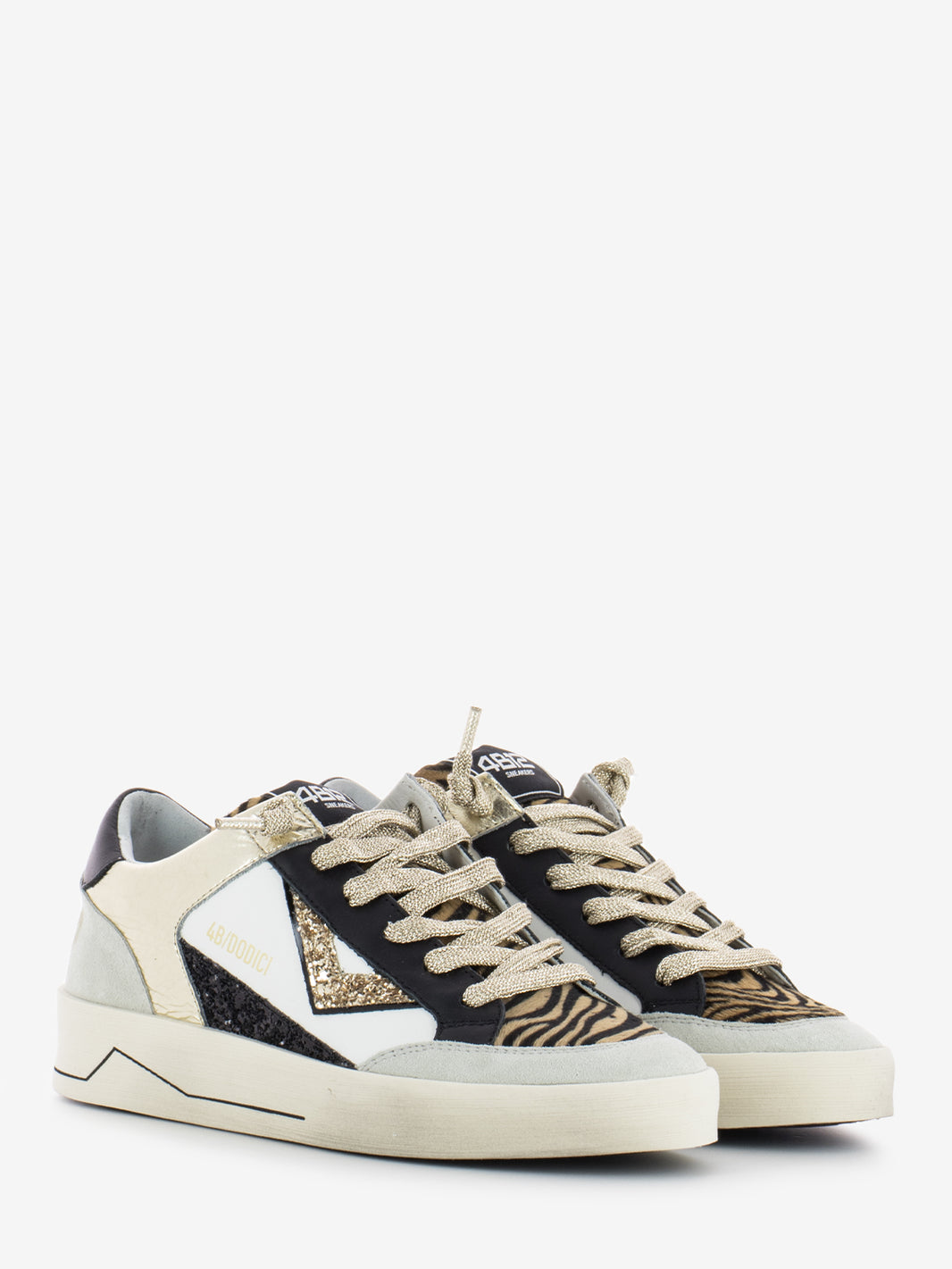 Kyle Zebra Sneakers / Black