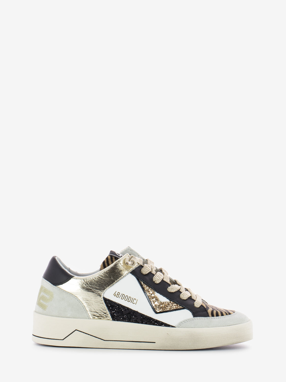 Kyle Zebra Sneakers / Black