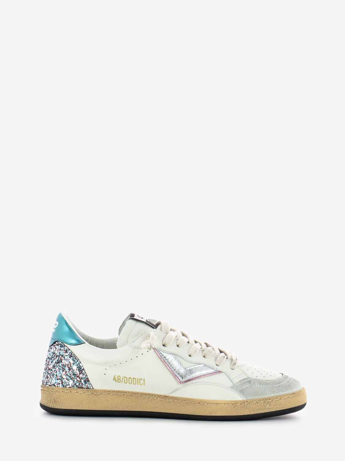 Play white / glitter / lake sneakers