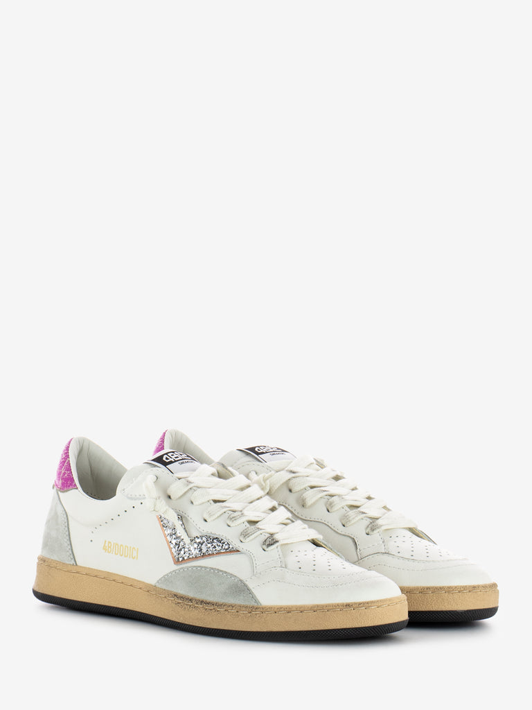 4B12 - Sneakers Play New bianco / fuxia