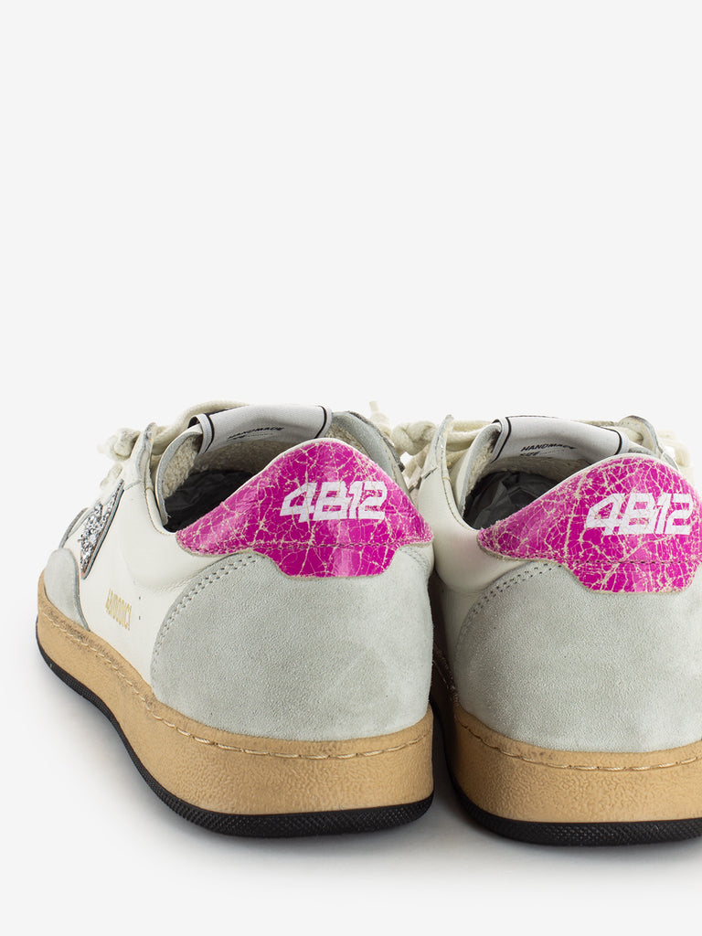 4B12 - Sneakers Play New bianco / fuxia