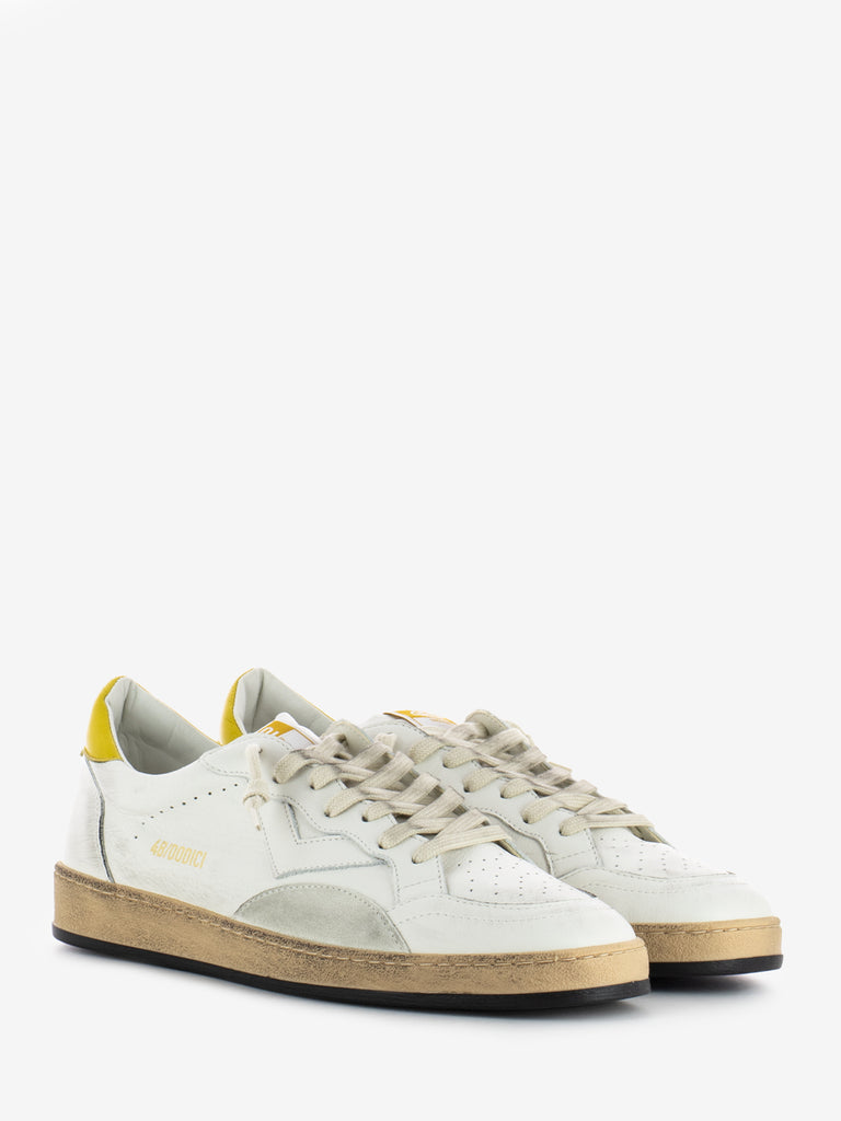 4B12 - Sneakers Play New bianco / giallo