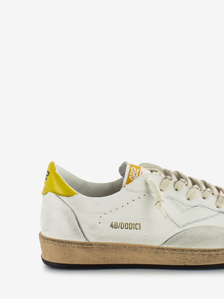 4B12 - Sneakers Play New bianco / giallo