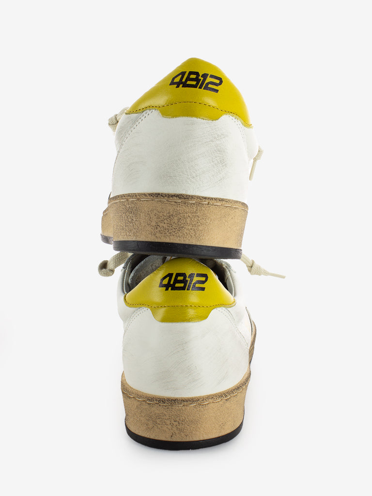 4B12 - Sneakers Play New bianco / giallo