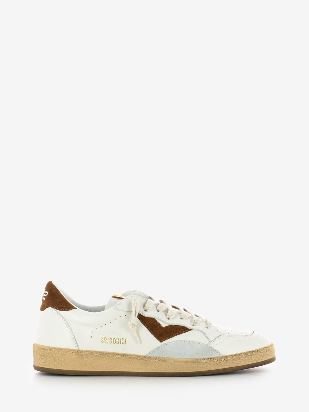 Play New white / brown sneakers