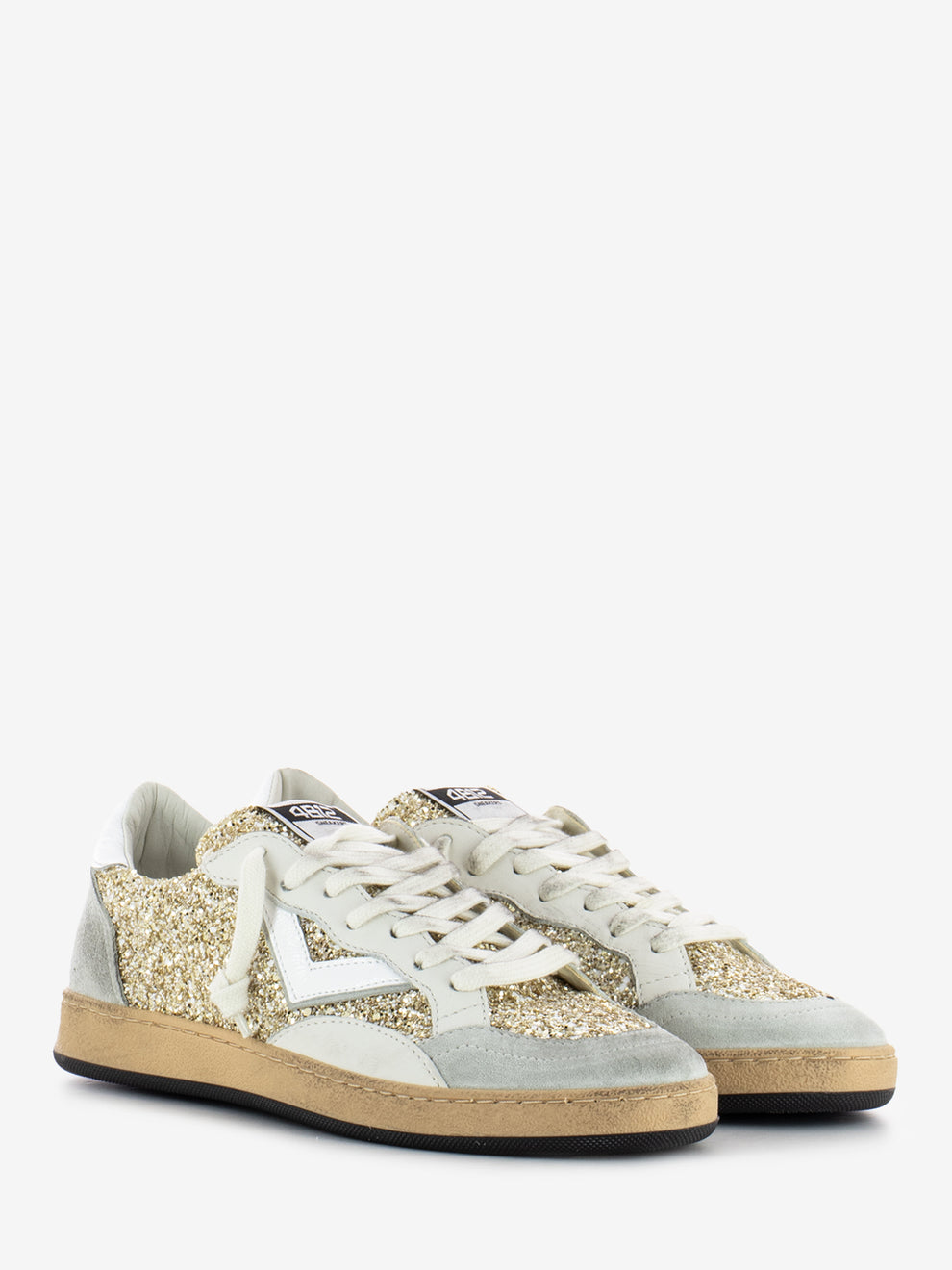 Sneakers Play New bianco / oro