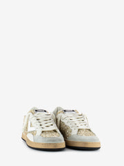 4B12 - Sneakers Play New bianco / oro