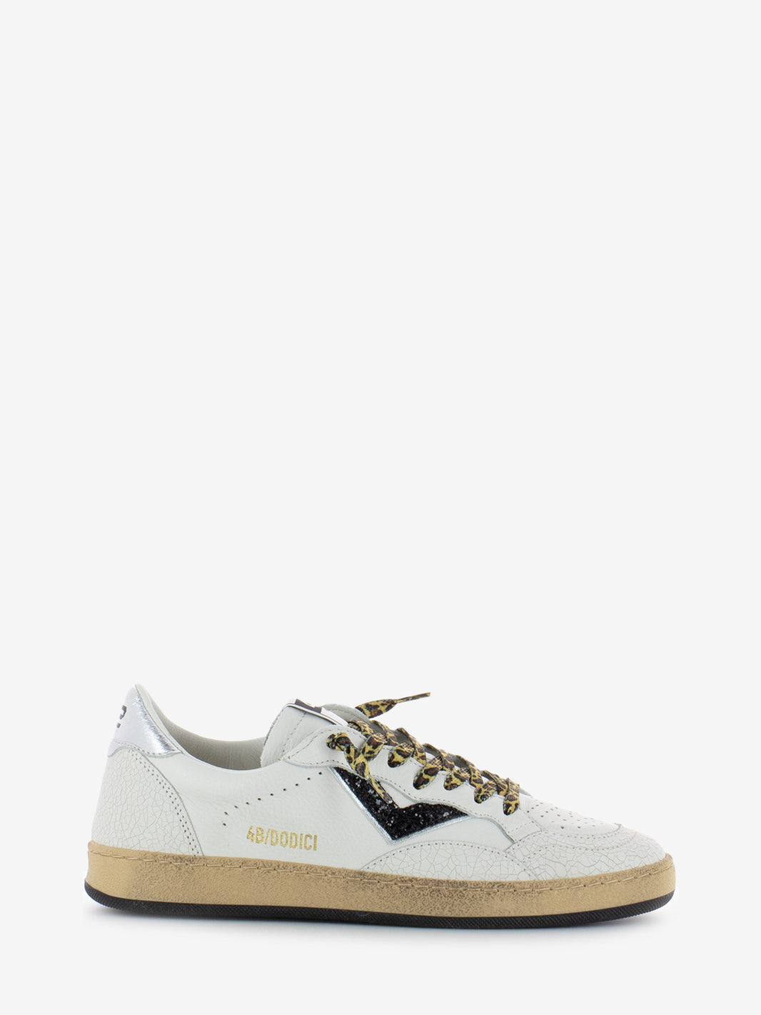 Play new D144 white / black / silver sneakers
